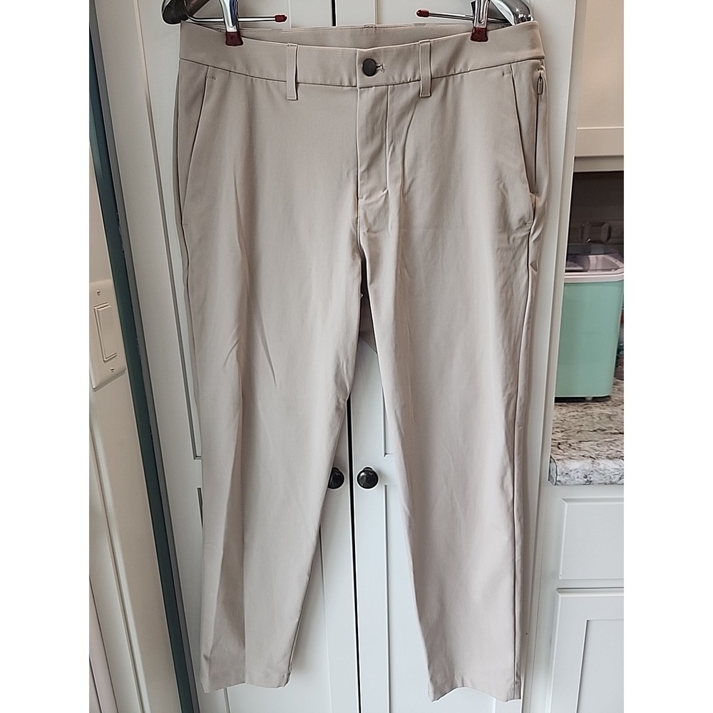 Lululemon ABC Slim-Fit‎ pants made of  Premium Warpstreme fabric.